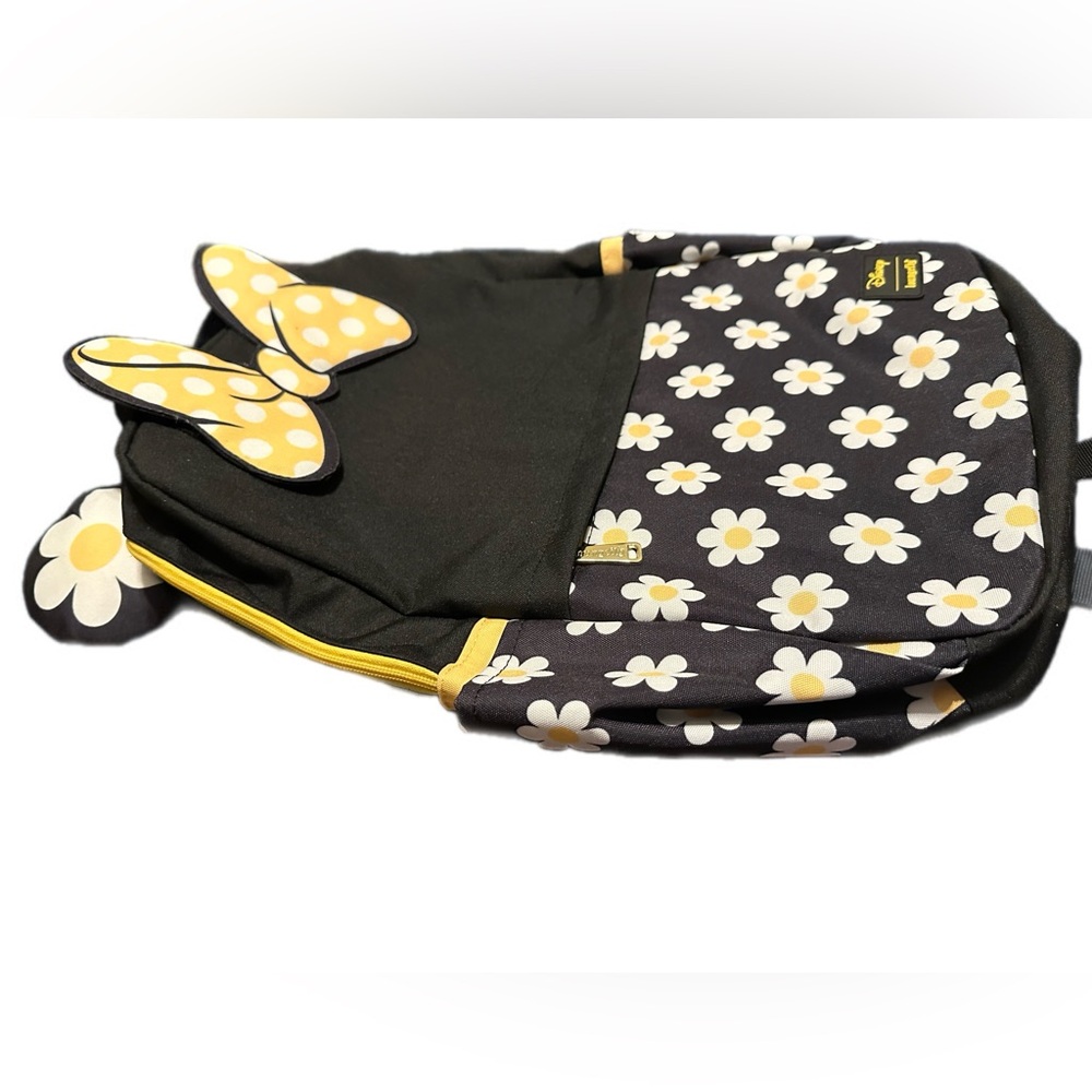 Loungefly Disney Minnie Mouse Flower Nylon Backpack - Picture 7 of 12